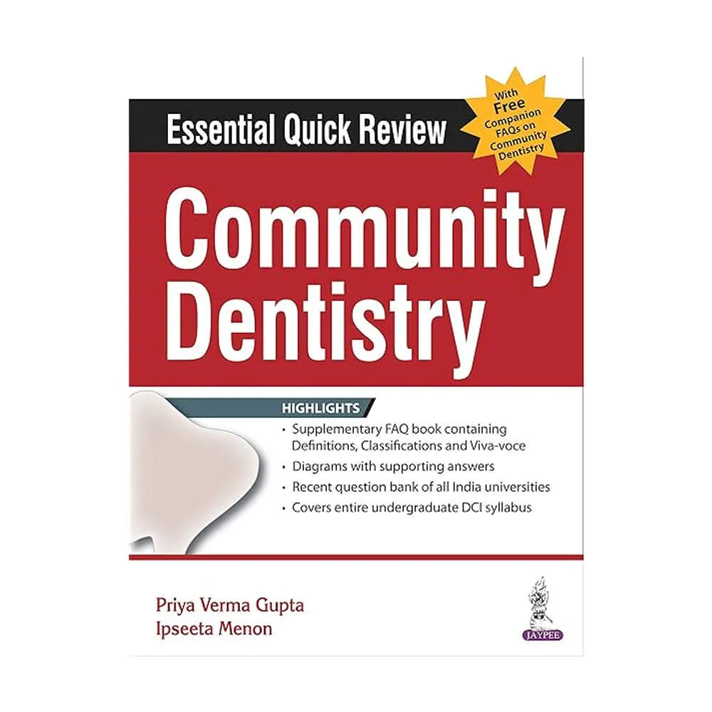 Jaypee Medical Essential Quick Review Community Dentistry