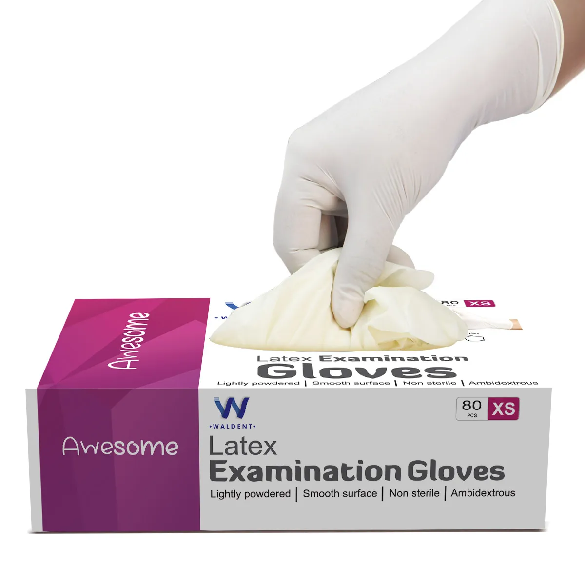 waldent latex gloves