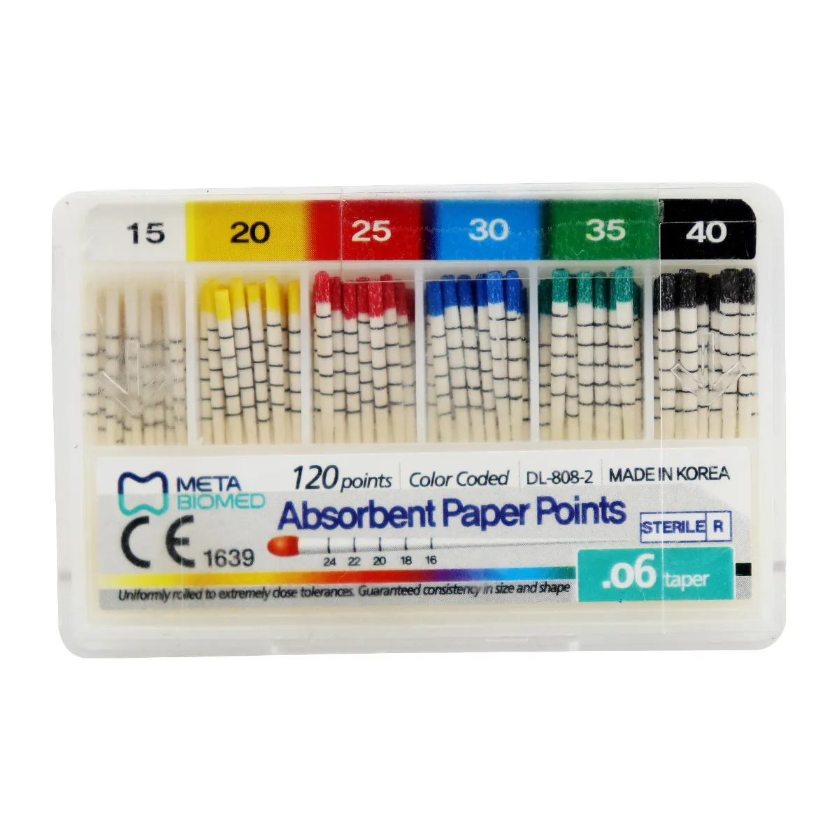 Absorbent Paper Point (MM Mark) 4% Taper – GV Life Science