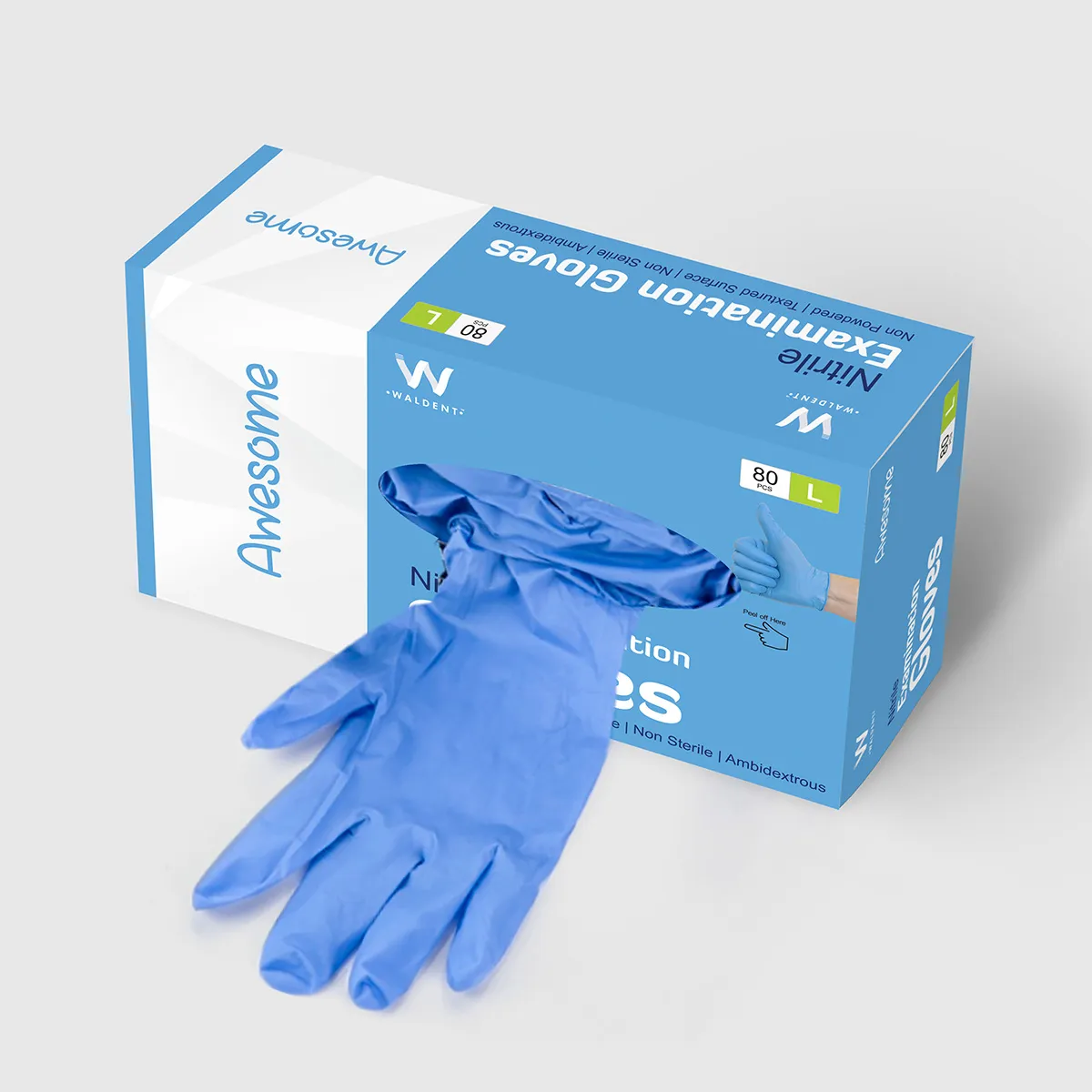 medical fingerless gloves