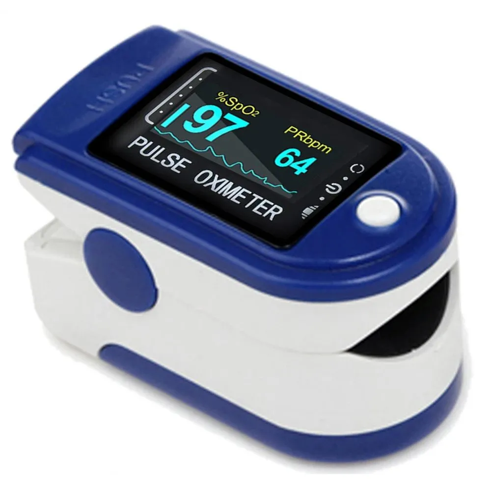 Finger Pulse Oximeter With OLED Display